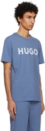 Hugo Blue Printed T-Shirt