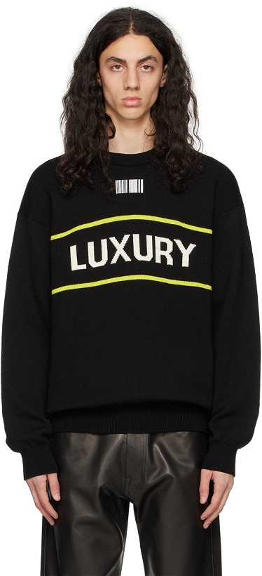 Photo: VTMNTS Black 'Luxury' Sweater