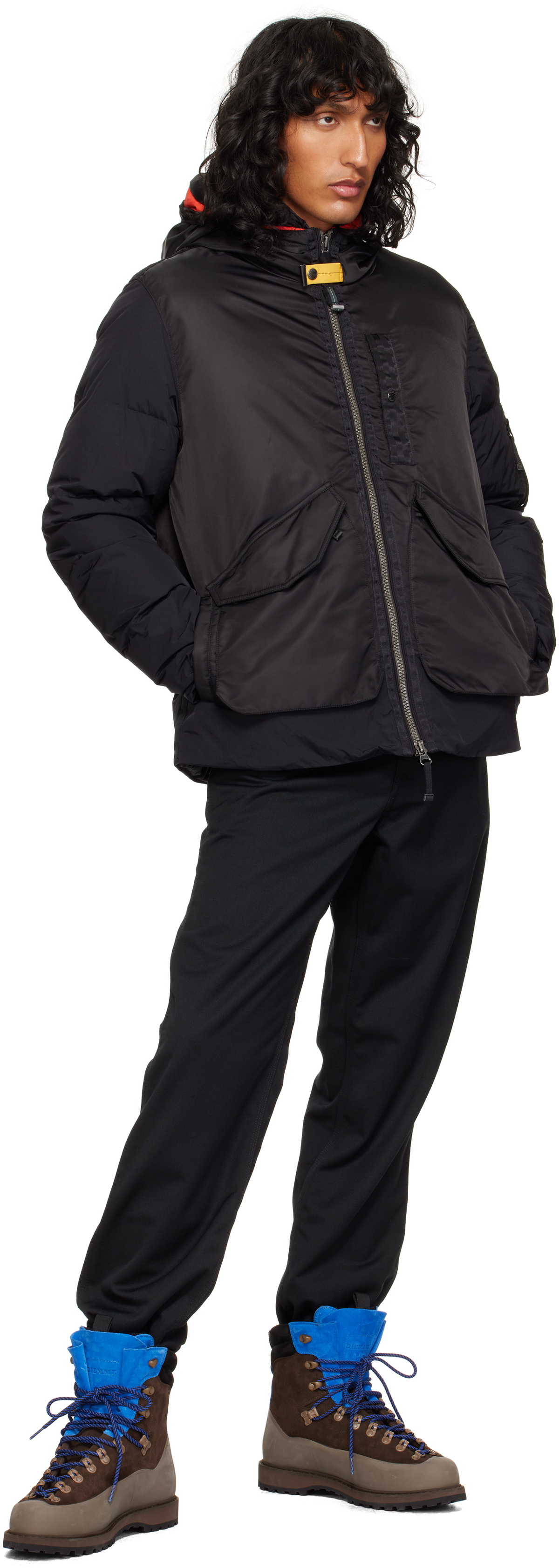 Parajumpers Black Vantage Down Jacket