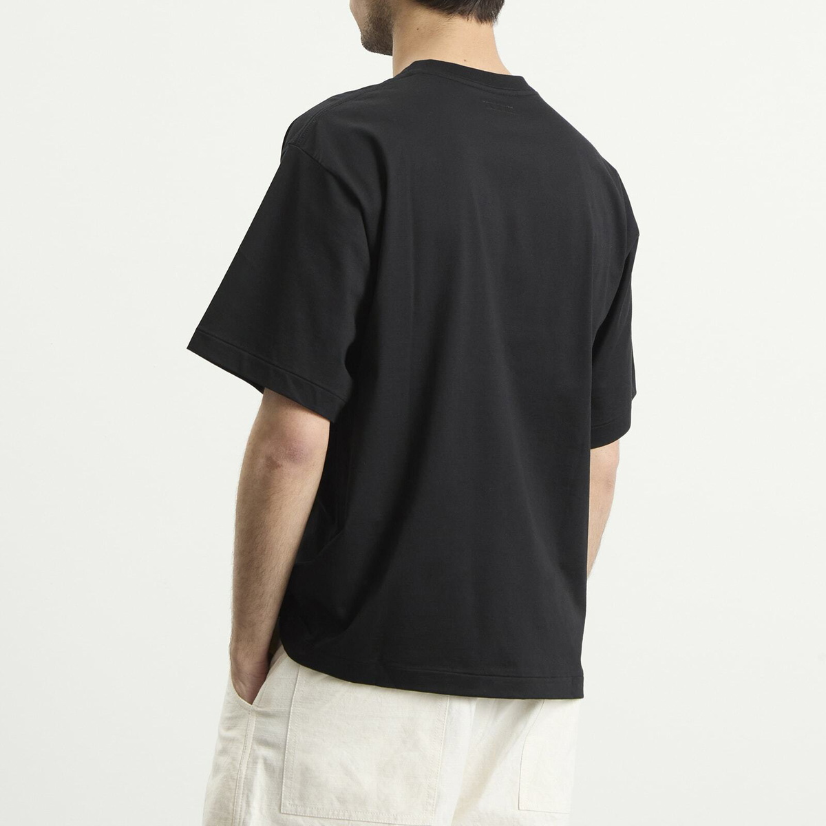 Kaptain Sunshine Men's Suvin Cotton Short Sleeve T-Shirt in Black