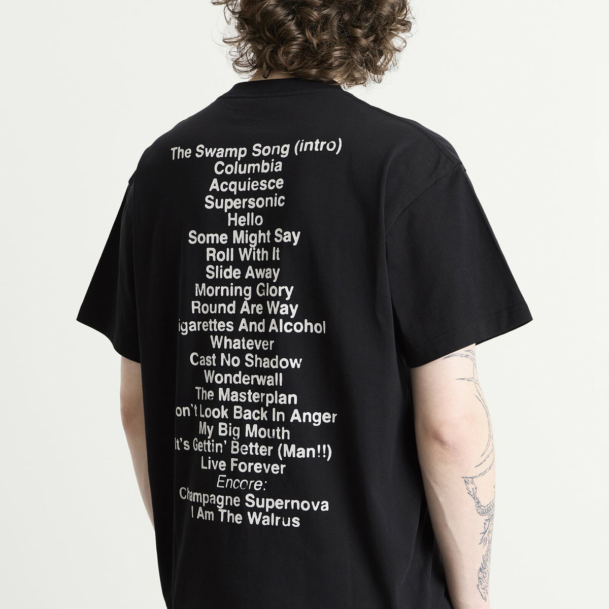 Pleasures Men's x Oasis All Access T-Shirt in Black