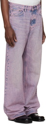 Sunflower Pink Relaxed Boot Jeans