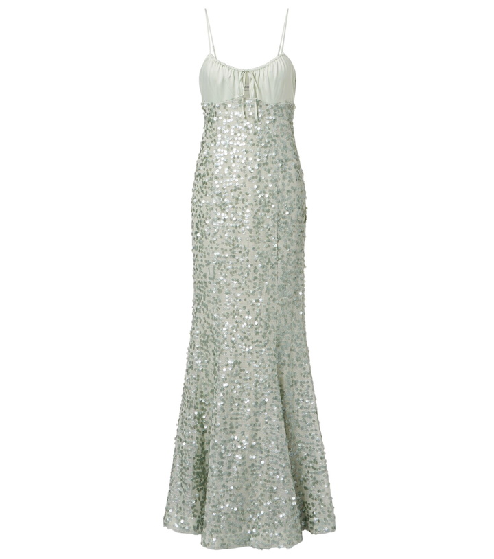 Photo: Simkhai Zarena sequined gown