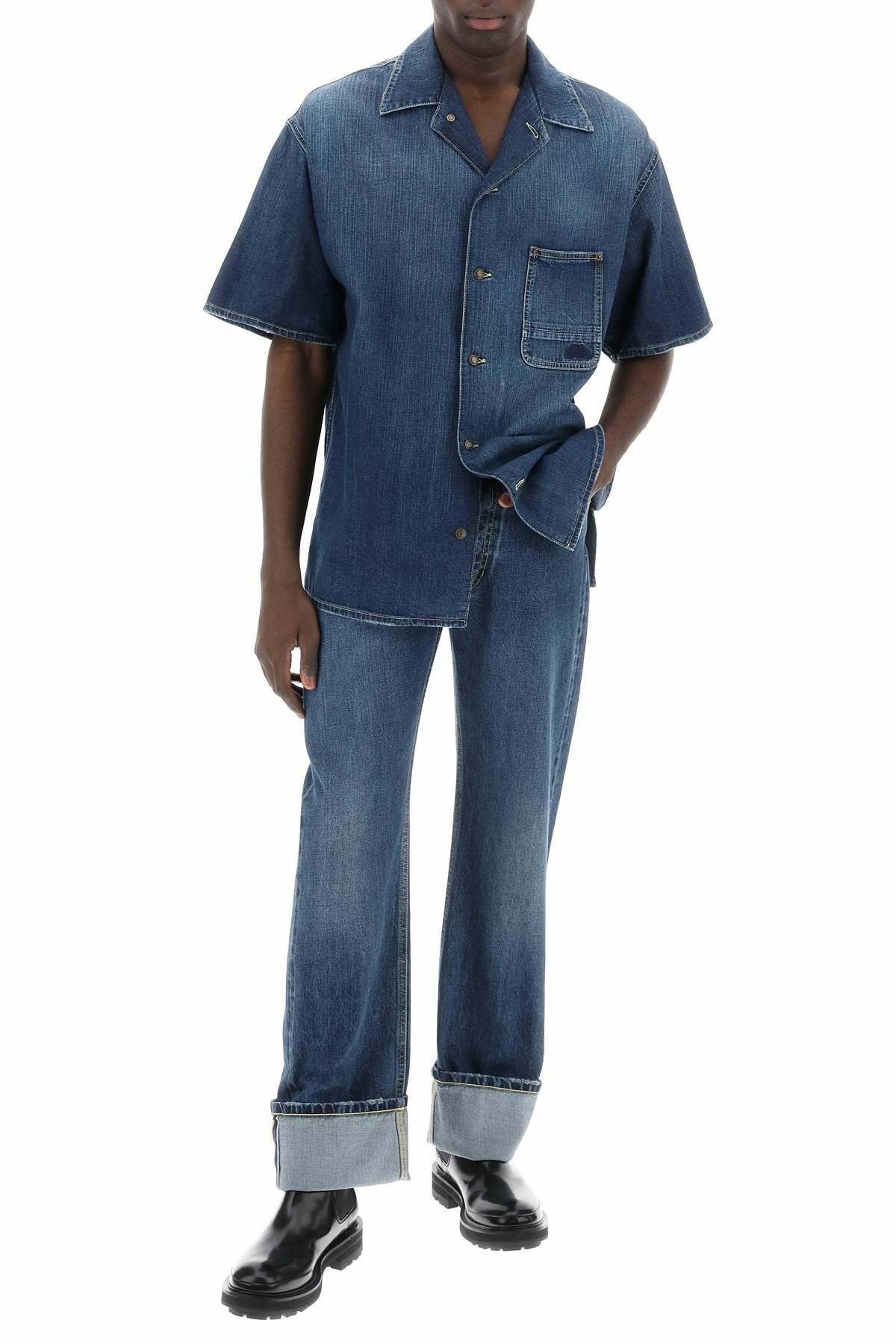 Alexander Mcqueen - Man - Blue - Jeans