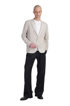 Salvatore Santoro Leather Jacket In Grey Leather