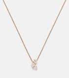 Repossi Serti Sur Vide 18kt rose gold pendant necklace with diamonds