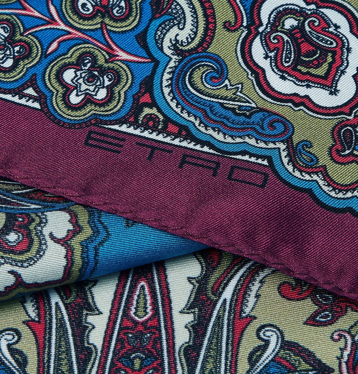 Etro - Paisley-Print Silk-Twill Pocket Square - Multi Etro