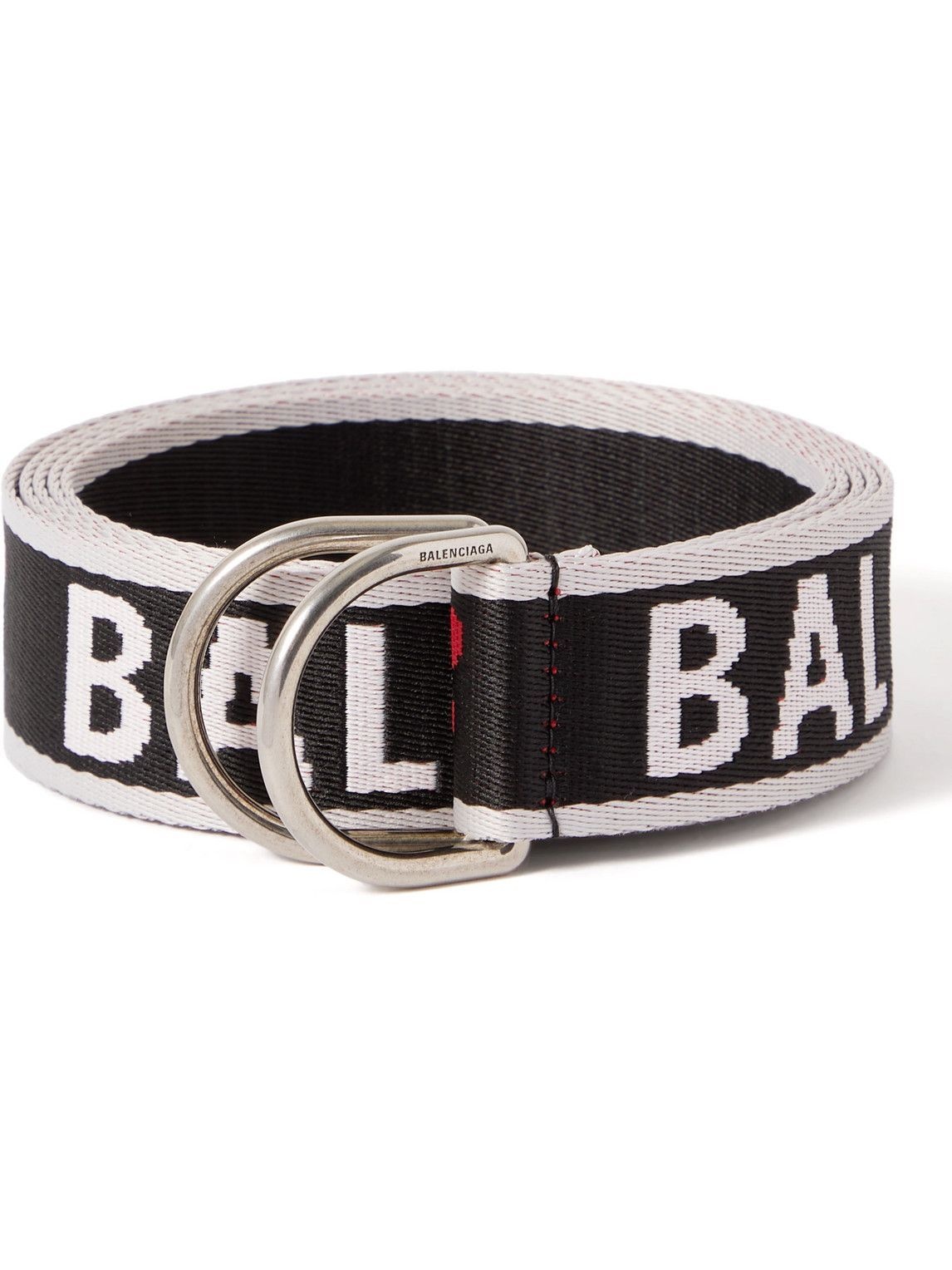 tunge Assimilate dragt Balenciaga - 3.5cm Logo-Jacquard Canvas Belt Balenciaga
