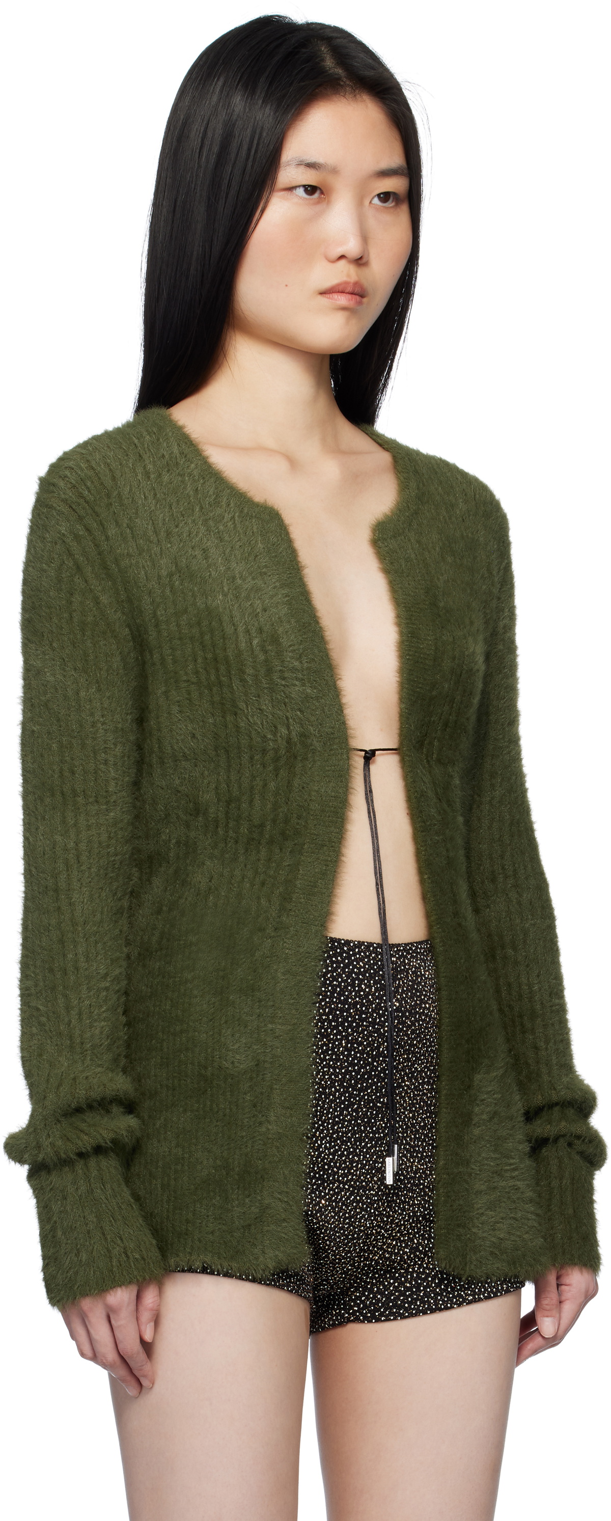 16Arlington Green Teria Knit Cardigan
