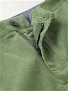 Club Monaco - Baxter Slim-Fit Cotton-Corduory Shorts - Green