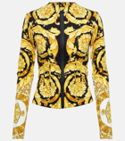 Versace Barocco jersey track jacket