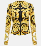 Versace Barocco jersey track jacket