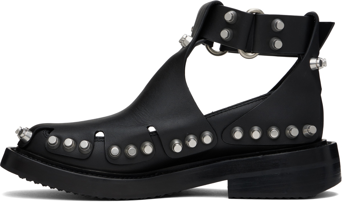 Alexander Wang Black Dixon Buckle Boots