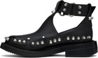 Alexander Wang Black Dixon Buckle Boots