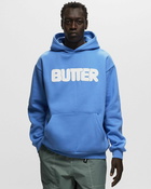 Butter Goods Rounded Logo Pullover Hood Blue - Mens - Hoodies