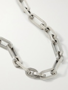 M.COHEN - Trio Linka Burnished Sterling Silver Chain Necklace