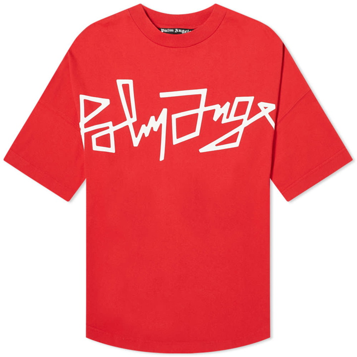 Photo: Palm Angels New Logo Oversized Tee