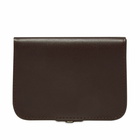 A.P.C. Josh Wallet in Dark Brown