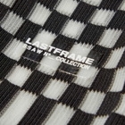 LASTFRAME Women's Sheer Ichimatsu Market Bag Mini in Black/Clear