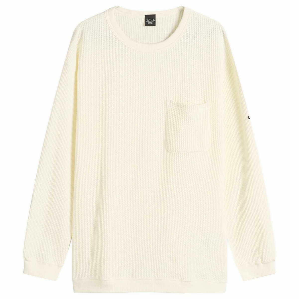 Manastash Men's Heavy Snug Thermal Long Sleeve T-Shirt in White