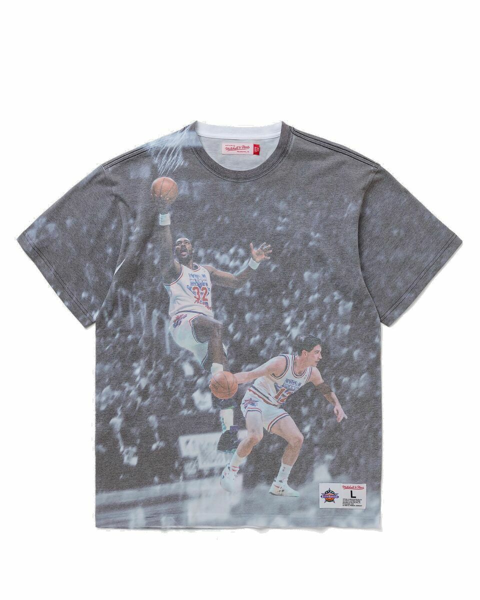 Photo: Mitchell & Ness Above The Rim Sublimated S/S Tee   Utha Jazz Multi - Mens - Shortsleeves