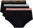 Calvin Klein Underwear Three-Pack Black Briefs