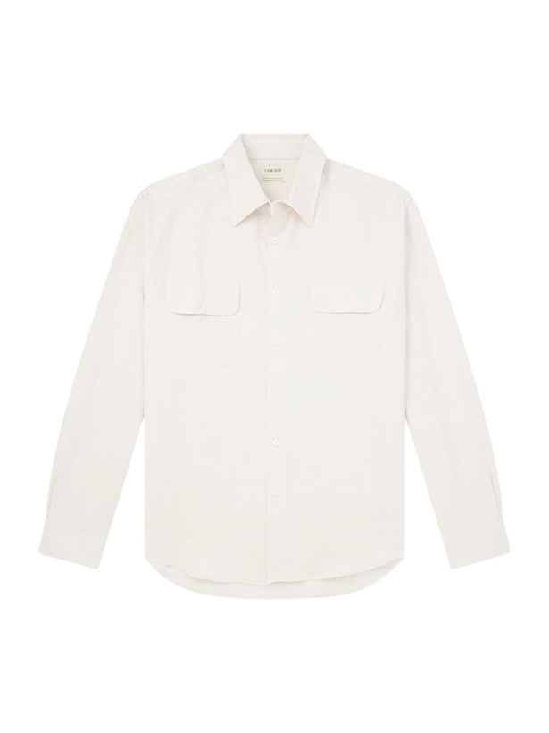 Photo: De Bonne Facture - Artist Cotton and Hemp-Blend Shirt - Neutrals