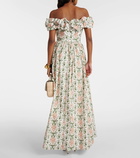 Agua by Agua Bendita Espliego cotton floral maxi dress