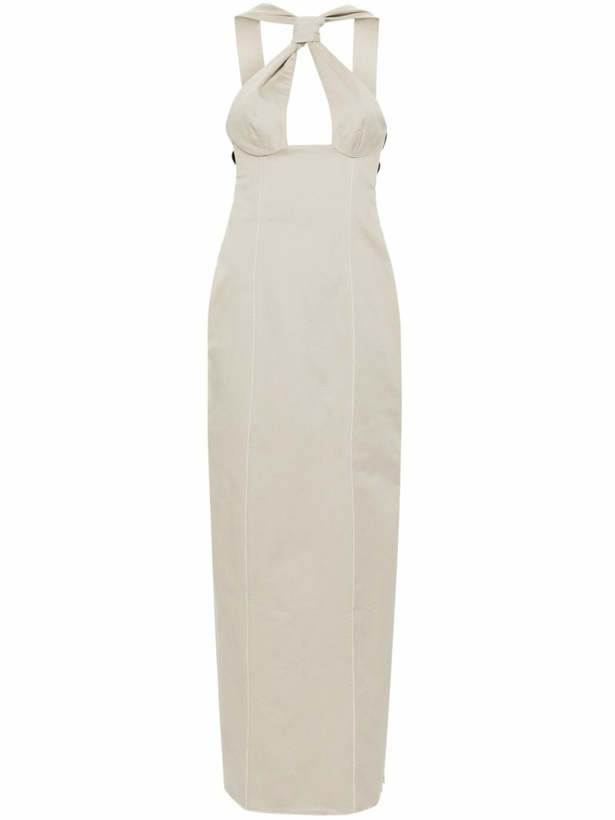Photo: Sinead O'Dwyer Neutral Tie Cotton Maxi Dress
