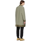 N.Hoolywood Green Nylon Coat