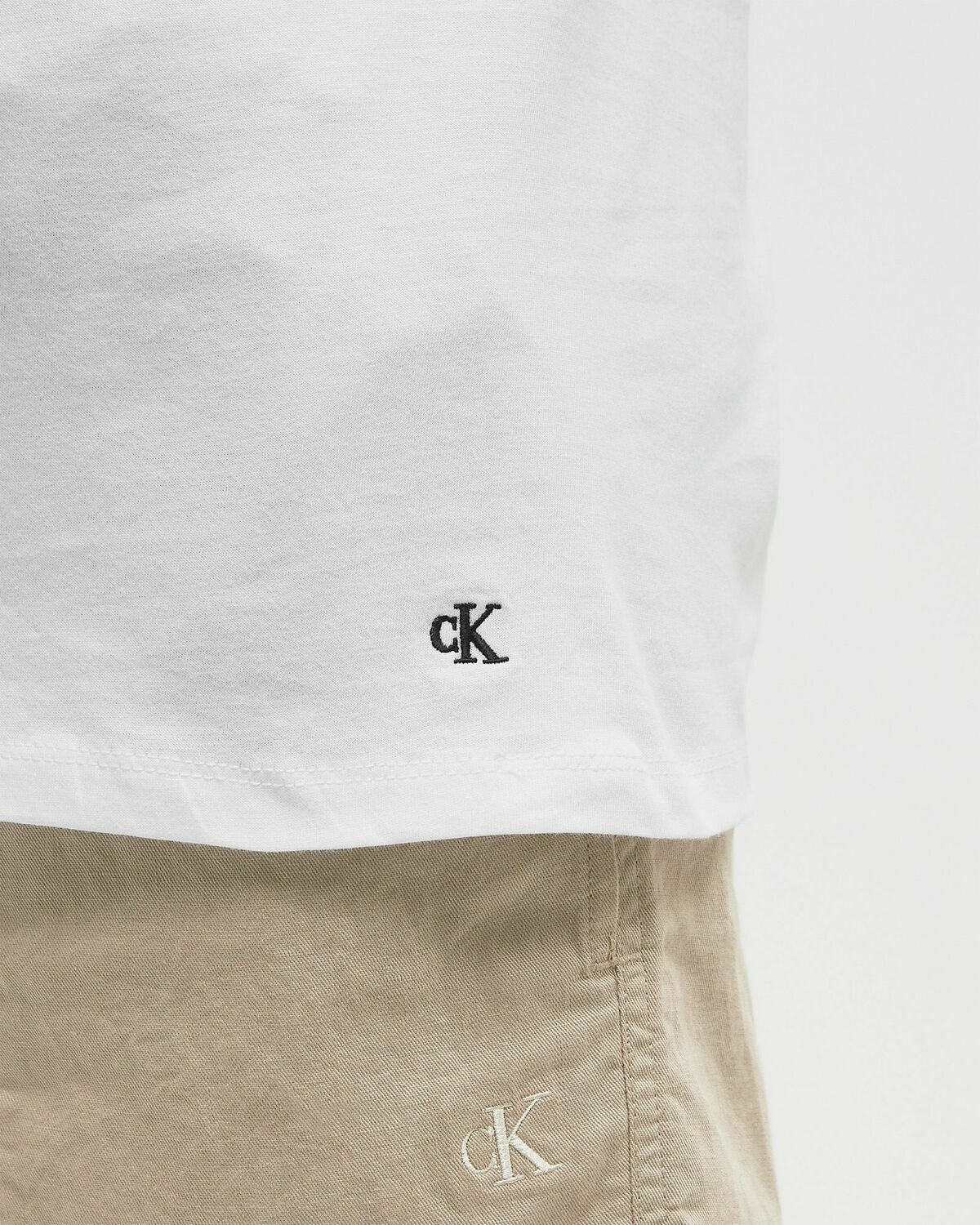 Calvin Klein Underwear S/S TEE COTTON 3-PACK White Mens Shortsleefe