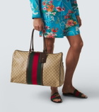Gucci GG Web Stripe Medium duffel bag