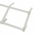 HAY Tape Coat Rack - Small in Metallic Grey 