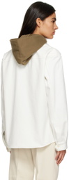 ZEGNA White Buttoned Denim Jacket