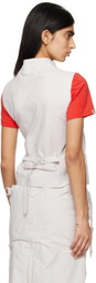 OPEN YY Gray Belted Vest
