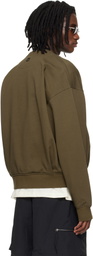 WOOYOUNGMI Khaki Cardigan Sweatshirt