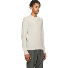 Ermenegildo Zegna Off-White Super 120 Sweater