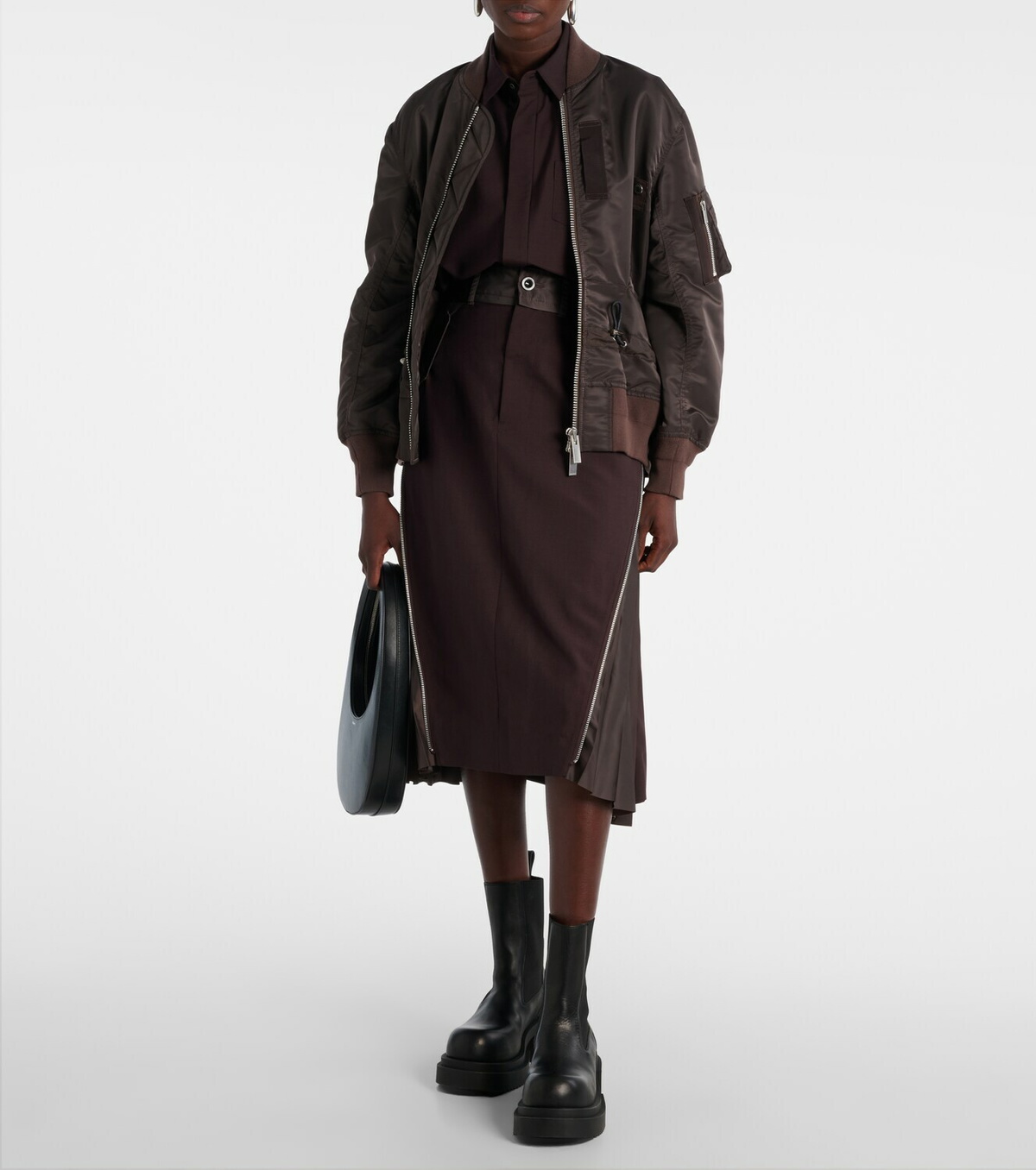 Sacai Twill bomber jacket