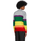 Issey Miyake Men Multicolor Wrinkle Knit Polo