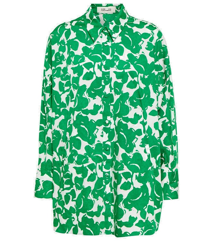 Photo: Diane von Furstenberg Printed cotton shirt