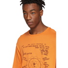 Wales Bonner Orange Ram Dass Presence T-Shirt