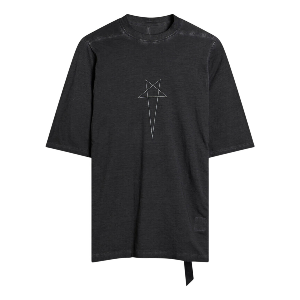 Rick Owens Drkshdw Black Graphic Patch Level T-Shirt Rick Owens