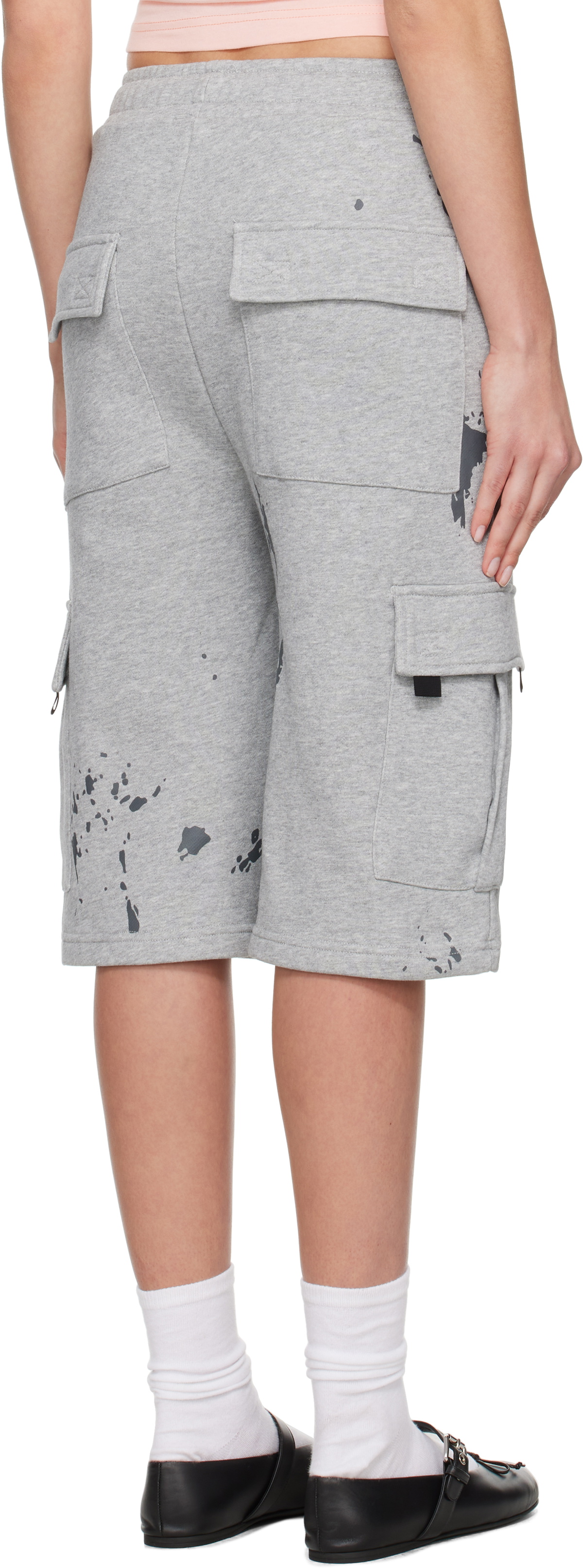 Praying Gray 'Praying' AI Logo Cargo Shorts