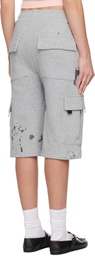 Praying Gray 'Praying' AI Logo Cargo Shorts