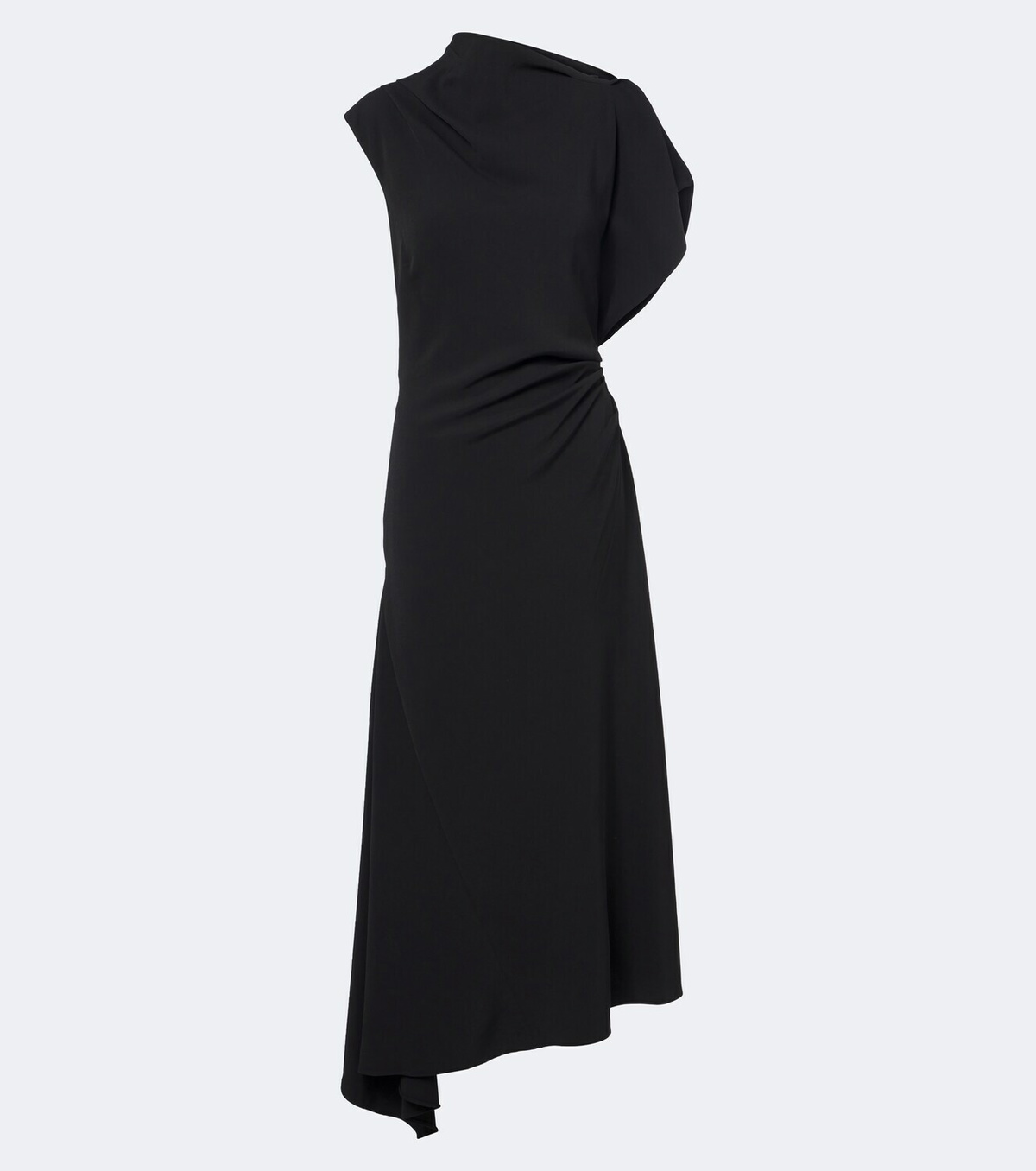 Veronica Beard Brett asymmetric crêpe maxi dress