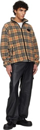 Burberry Beige Fairfax Check Sweater