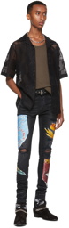 AMIRI Black Playboy Edition Magazine Jeans