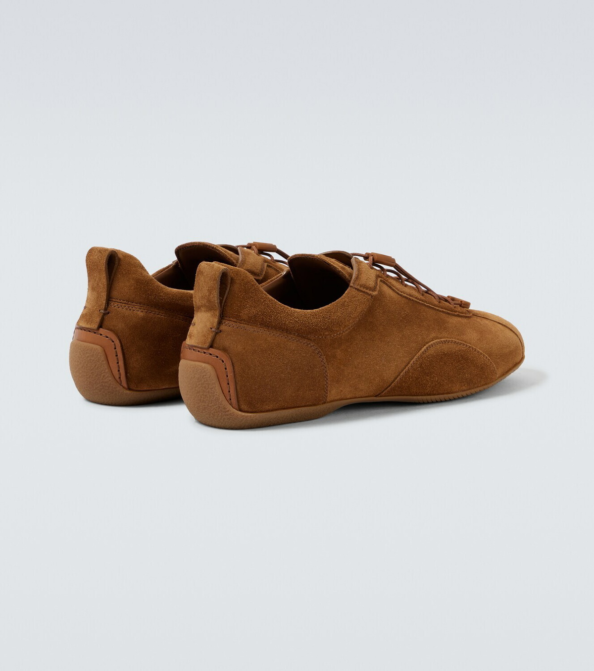 Dunhill Davies Automotive suede sneakers
