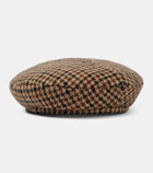 Maison Michel New Billy checked wool beret