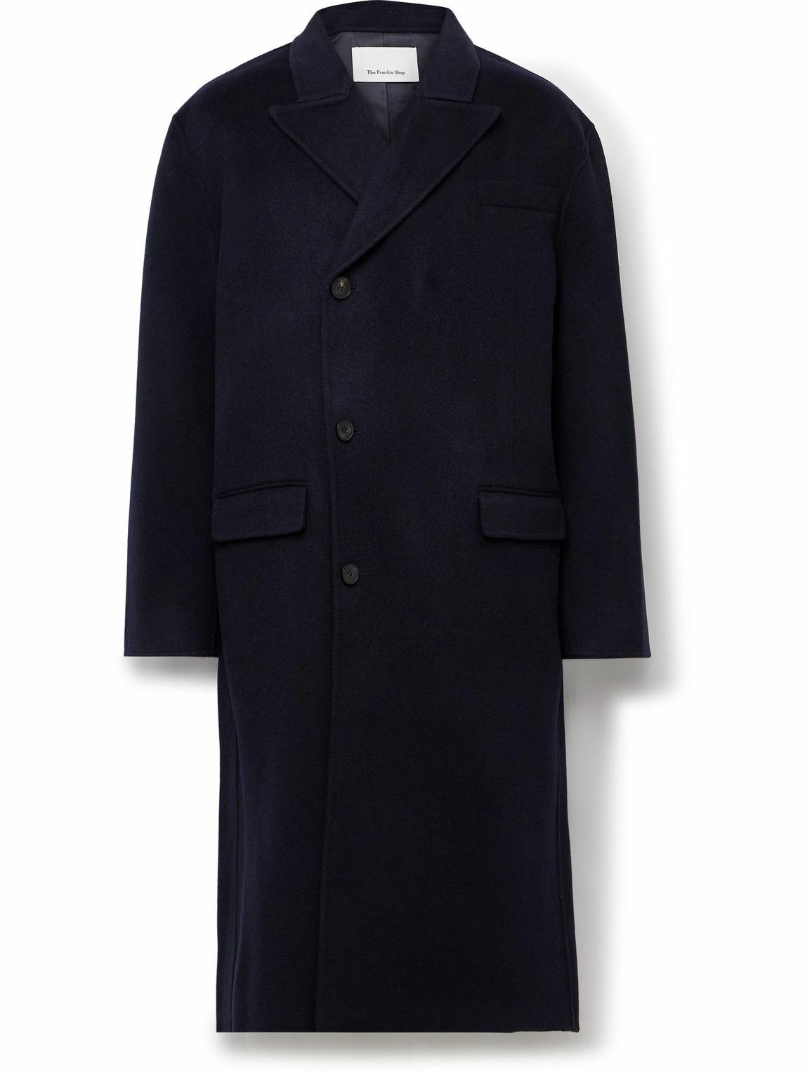 The Frankie Shop - Paxton Wool-Blend Felt Coat - Blue